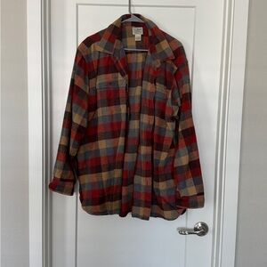 L.L. Bean Chamois Shirt Plaid